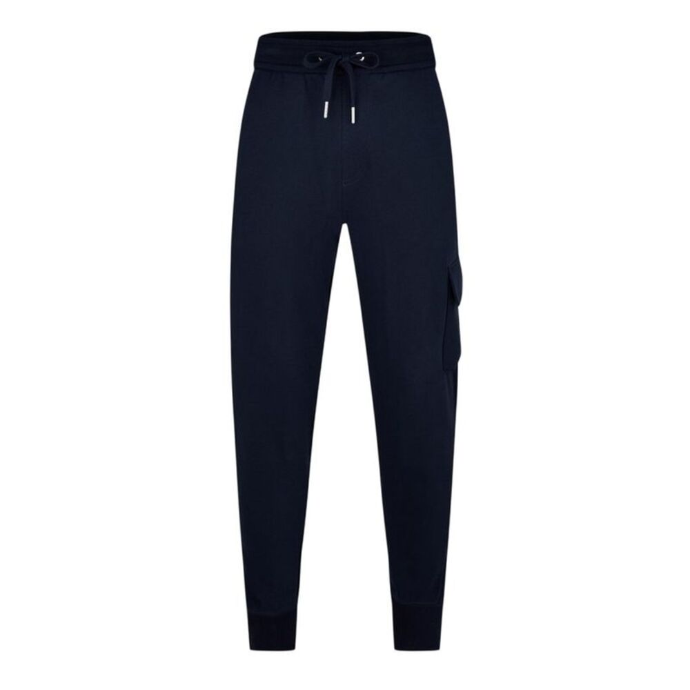 Calvin Klein Mens Patch Tracksuit Bottoms / Navy